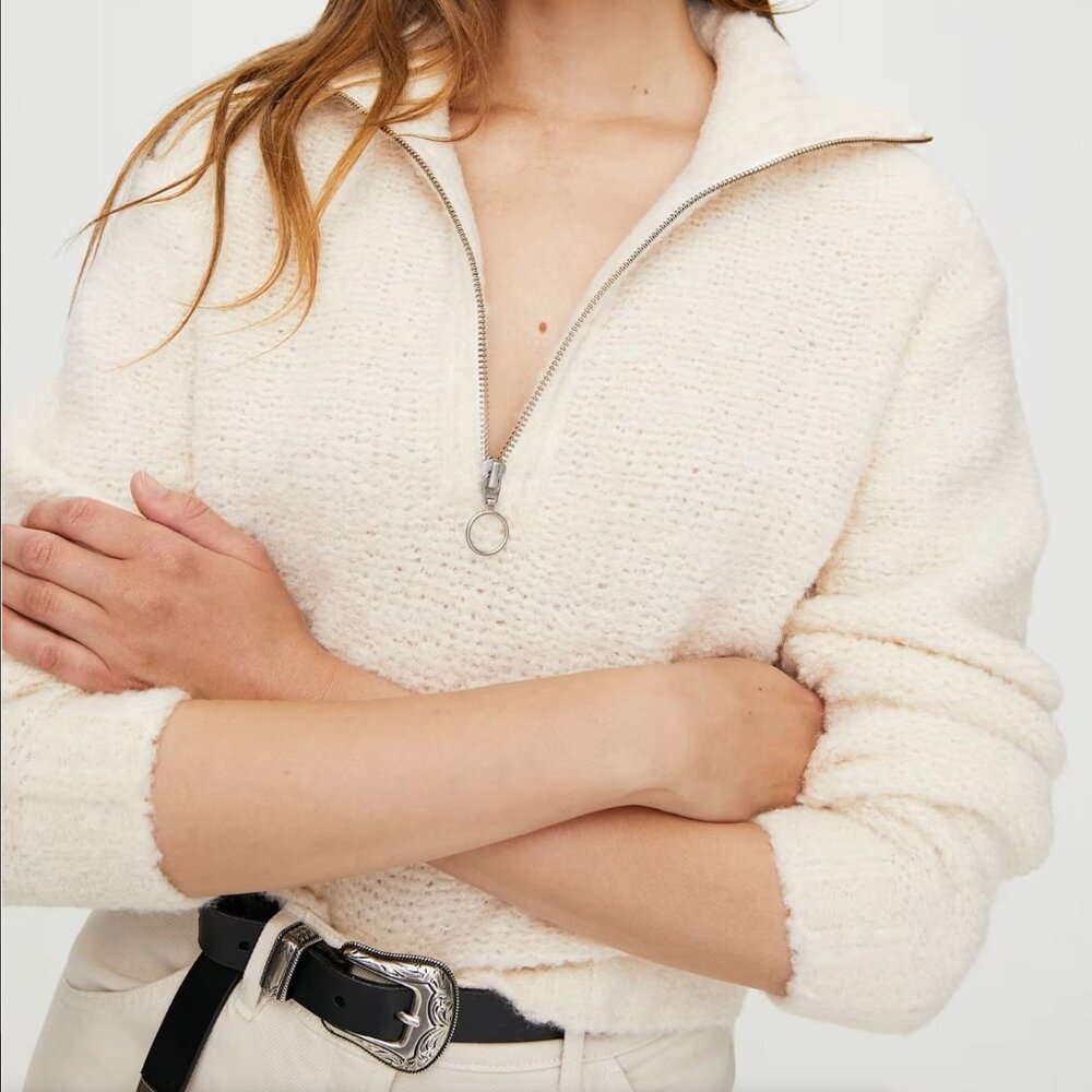Aritzia Gwyneth Sweater White